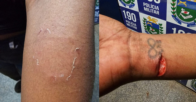 Homem é preso após ser flagrado enforcando mulher e descumprindo medida protetiva