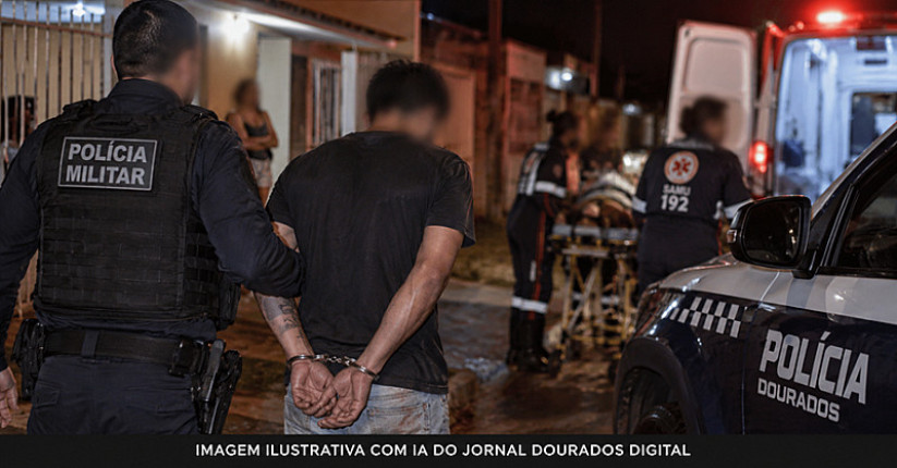 Jovem é preso após agredir ex-namorada durante discussão motivada por ciúmes