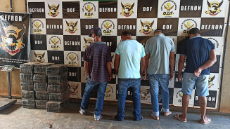 Defron apreende 230 quilos de maconha e prende 4 em Dourados