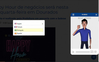 Portal da Prefeitura de Dourados passa a ser multilíngue